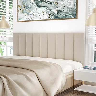 Tête de lit capitonnée murale tpft, têtes de lit acoustiques à décoller