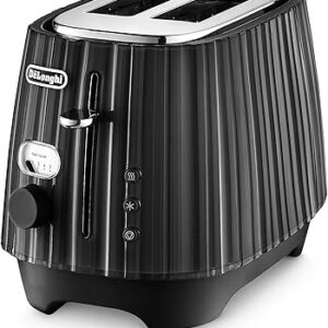 Grille-pain de'longhi ballerina, grille-pain à 2 fentes, 5 réglages de brunissement, fonctions de décongélation et d'annulation et ramasse-miettes, ctd2003.bk, 900 watts, noir. Diaytar Sénégal : Diversité produits, unité de prix bas