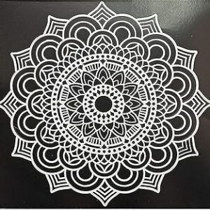 Modèle de pochoir mandala kraft treat pour peinture sur bois toile papier sol et murale. Diaytar : Où chaque achat est une victoire pour votre budget