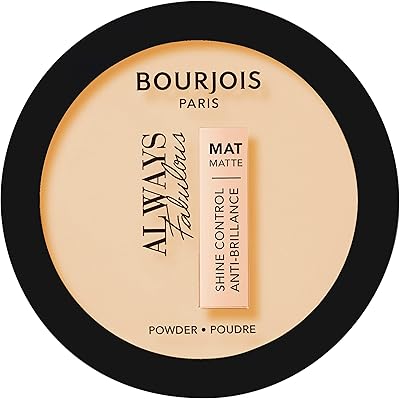 Poudre pressée mate always fabulous bourjois, 108 abricot ivoire, 10g