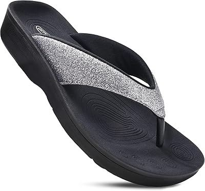 Sandale orthopédique confortable aerothotic pour femme avec soutien de la voûte plantaire