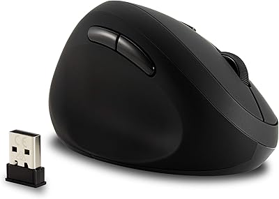 Souris sans fil kensington ergo de pro fit, design ergonomique pour gauchers, 6