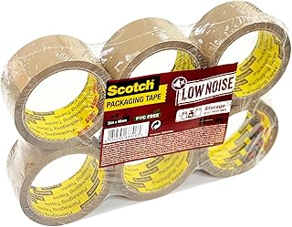 Ruban d'emballage marron à faible bruit scotch 3m 48 mm x