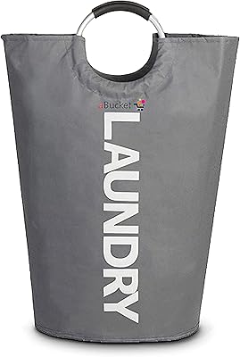 Grand panier à linge 82l, panier en tissu pliable, panier à linge