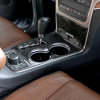Accessoires intérieurs uctm pour jeep grand cherokee 2011 2012 2013 en véritable fibre