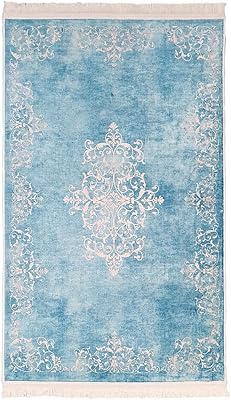 Tapis de prière en velours turc doux et soyeux de 5 mm d'épaisseur.
