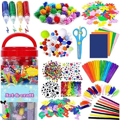 Mamo bear 1000 pièces fournitures d'art et d'artisanat pour enfants en bas âge