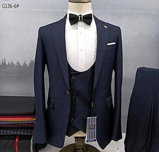 Ensemble de costume 3 pièces blazer, veste et pantalon/costume formel décontracté pour hommes