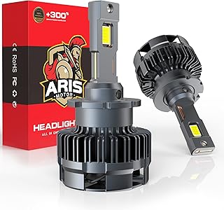 Ampoules de phare led arizmotor d2s d2r, kit de conversion super lumineux 120