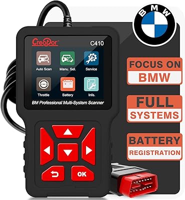 Scanner c410 obd2 pour bmw mini epb abs srs dpf outil d'analyse multi-système