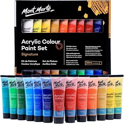 Couleur acrylique 18×36 ml. Diaytar Sénégal : Votre guichet unique pour tous vos achats