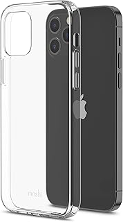 Coque mobile moshi vitrus pour apple iphone 12-12 pro coque transparente fine