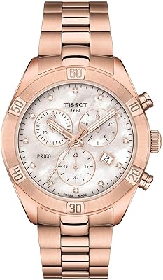 Montre décontractée br100 sport chic pour femme en acier inoxydable or