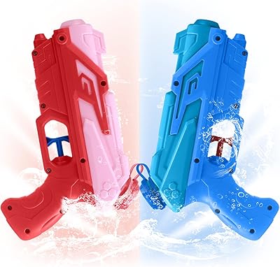 Jouet pistolet à eau pour enfants, paquet de 2 pistolets à eau pasion