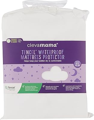Matelas de lit clivamama imperméable brut de tencel, taille 70 x 140 x