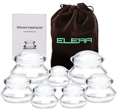 Ensemble de thérapie par ventouses en silicone ailera tasses de massage chinoises professionnelles