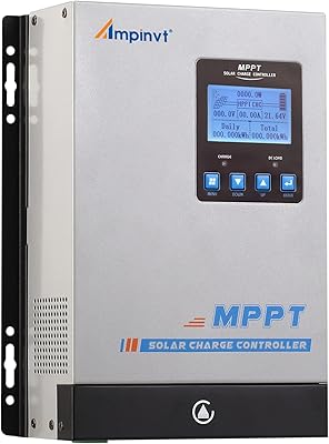 Contrôleur de charge solaire ambien vt mppt 80a 12v 24v 36v 48v automatique