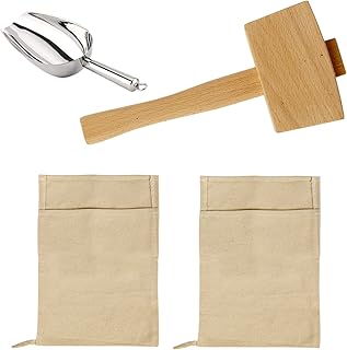Lot de 2 sacs louis et marteau à glace sacs pilée réutilisables