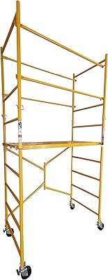 Échafaudage en acier avec unité pliable hauteur réglable de 3 m avec plate-forme
