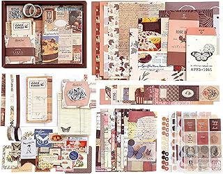 Ensemble de scrapbooking esthétique dooraking, ensemble d'agenda avec agenda et fournitures de papeterie