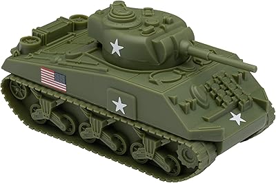 Bmc m4 ww2 sherman tank - vert od 1:32, véhicule militaire pour hommes