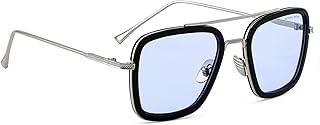 Lunettes de soleil carrées tendance pour hommes tony stark iron man edith spider-man