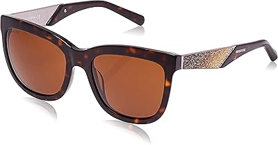 Lunettes de soleil swarovski wayfarer pour femme