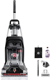 Nettoyant pour tapis pour animaux hoover power scrub xl, shampooing vertical, fh68050, noir