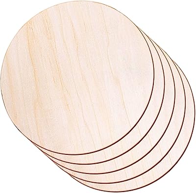Cercles d'artisanat en bois odap, 5 pièces 14", cercles en bois inachevés, plaque artisanale en bois, accroche-porte, conception de porte, combustion du bois. Des économies substantielles vous attendent sur Diaytar