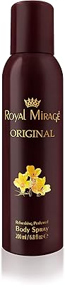 Spray corporel royal mirage original pour unisexe ambre 200 ml