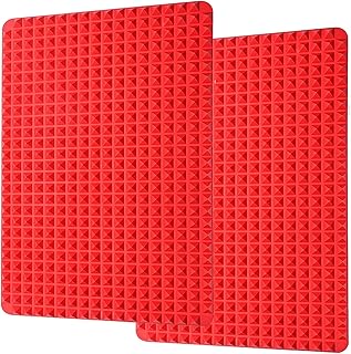Tapis de cuisson pyramidal en silicone taille 16 x 11 pouces