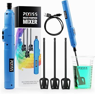 Mélangeur de résine époxy électrique manuel avec batterie rechargeable pour réduire les bulles