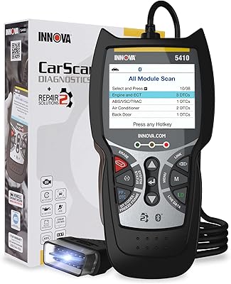 Scanner innova 5410 obd2 outil d'analyse de transmission de moteur abs srs remplacement