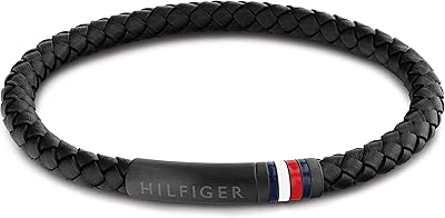 Bracelet entrelacé en cuir blaid, taille unique, cuir, sans pierres précieuses