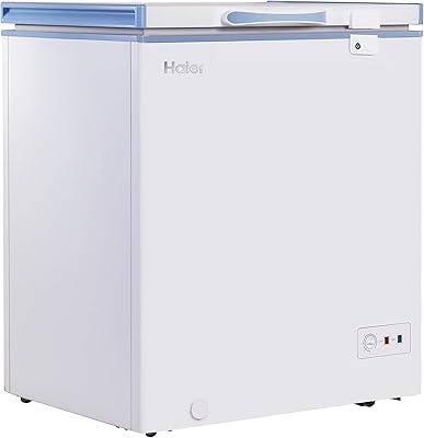 Haier - congélateur coffre 1-150 litres - blanc - hcf-150 - garantie un an.