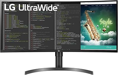 Moniteur incurvé ultra large lg 35" qhd (3 440 x 1 440), hdr