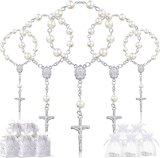 Ensemble de chapelet de 300 pièces pour cadeaux de baptême, bracelet en fausses