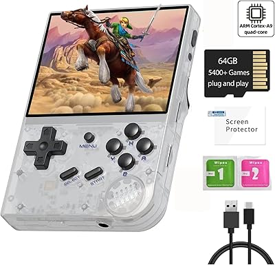 Console de jeu portable linux rétro rg35xx 3,5 pouces ips 640 x 480