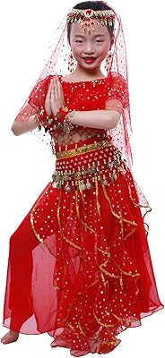 Ensemble de costumes de danse du ventre élégant astage pour petites filles/grandes filles