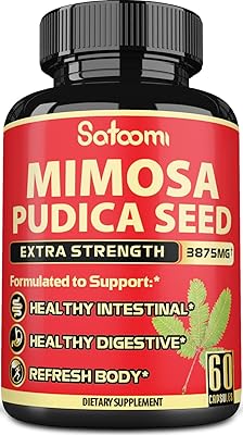 Capsules naturelles de graines de mimosa pudica - 7 herbes - équivalent à