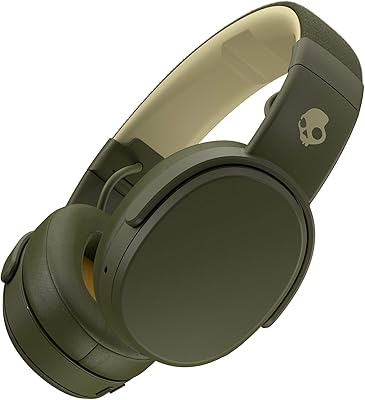 Casque supra-auriculaire bluetooth sans fil skullcandy avec microphone mousse à mémoire de forme