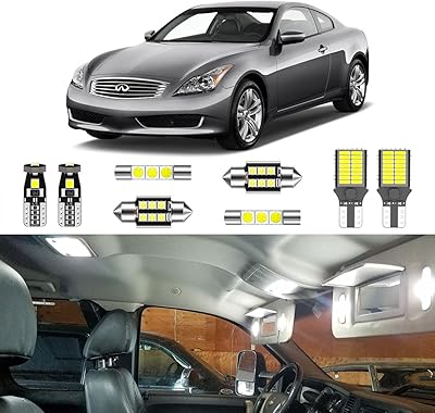 Lighsta 12 pièces kit d'éclairage intérieur led blanc super lumineux pour infiniti g35 g37 berline 2007 2008 2009 2010 2011 2012 2013 2014 + éclairage de plaque d'immatriculation et outil d'installation. Comparez, choisissez, économisez sur Diaytar Sénégal
