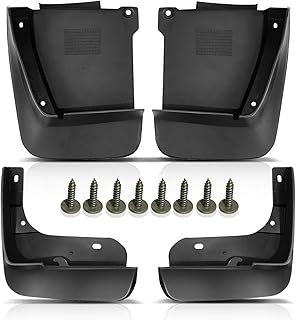 Un jeu de 4 garde-boue latéraux avant et arrière pour honda accord 2003-2007