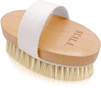 Brosse exfoliante pour le corps humide et sec la brosse