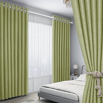 Rideaux occultants à isolation thermique judaizing avec œillets métalliques pour chambre à coucher