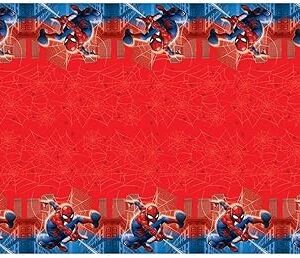 Housse de table rectangulaire en plastique au design unique spider-man | 54" x 84" | 1 pièce. L'expérience e-commerce réinventée par Diaytar au Sénégal