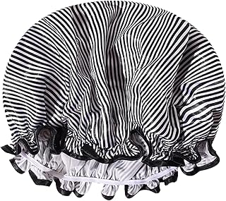 Bonnets de douche goformin bonnets réutilisables cheveux double couche imperméables douche bonnet
