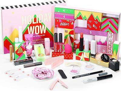 Ckfyahp coffret cadeau de maquillage 20 pièces, kit de maquillage tout-en-un, kit complet de démarrage cosmétique professionnel pour les vacances, noël, anniversaire, visage, fard à paupières, rouge à lèvres, blush, fond de teint anti-cernes. Diaytar : Acheter moins cher n'a jamais été aussi facile