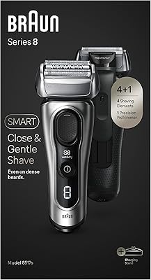 Rasoir électrique pour homme braun series 8, 4+1 éléments de rasage et coupe