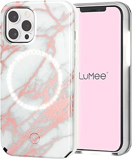 Kissmate luminous halo selfie cover pour iphone 12 et pro (réseau 5g)